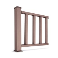 Комплект ограждений из ДПК 1100x1026 мм венге