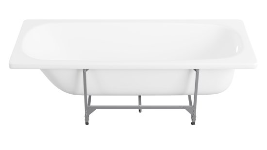 Комплект прямоугольной ванны Inva с каркасом сталь 170x70см