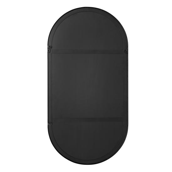 Зеркало декоративное KREAFORTA Oblong овальное 60x120 см металл цвет черный