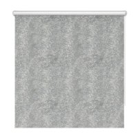 Штора рулонная DECOFEST Марбл блэкаут 120x160см серая, арт.152.234