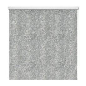Штора рулонная DECOFEST Марбл блэкаут 120x160см серая, арт.152.234