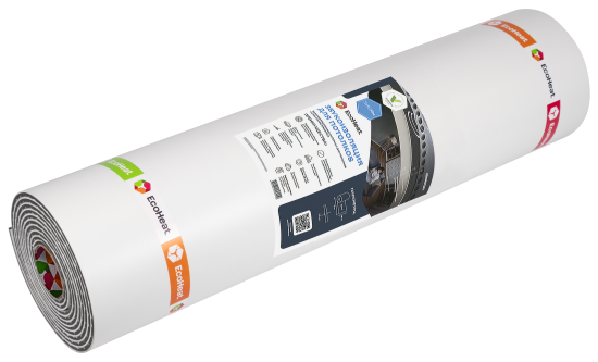 Звукоизолирующая подложка Ecoheat 7.5x250 мм 0.98 м 4.9 м²