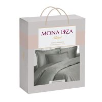 Постельное белье 2сп MONA LIZA Королевский/Royal сатин-жаккард 4 нав.50х70 и 70х70см олива, арт.5438