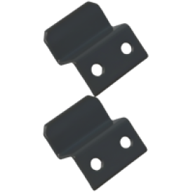 Кронштейн серый 120x26x10 мм 4 шт.