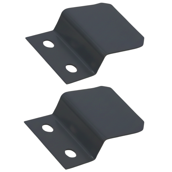 Кронштейн серый 120x26x10 мм 4 шт.