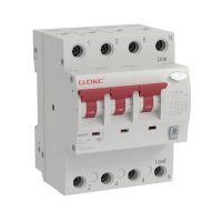 Выключатель дифференциальный DKCYON max 3P+N 30mA 16A C 6kA для импульсных нагрузок