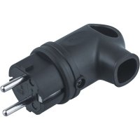 Вилка NAVIGATOR NCA-PLR01 16A IP44 с/з угловая каучуковая черный