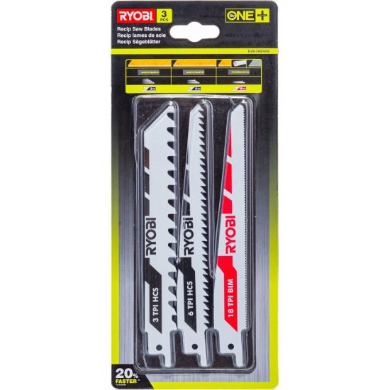 Набор полотен для сабельной пилы Ryobi 5132002813