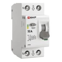 Устройство защиты от дугового пробоя EKF PROxima 32-pro 2P 32А 230 В на DIN-рейку (afdd-2-32-pro)