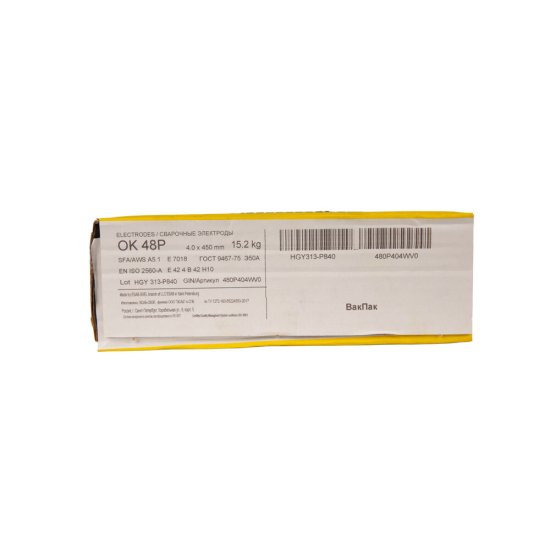 Сварочные электроды Esab OK 48P d4 мм 3,8 кг (480P404WV0)