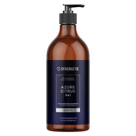 Гель-шампунь SYNERGETIC Лазурный цитрус 3в1 750мл мужской