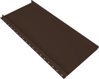 Кликфальц 0,5 мм Grand Line Мини с пленкой на замках коричневый RAL 8017 satin