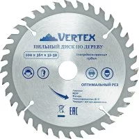 Пильный диск по дереву vertextools 200-36-32