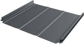 Кликфальц 0,5 мм Grand Line Pro Line с пленкой на замках графитово-серый RAL 7024 atlas X