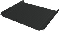 Кликфальц 0,5 мм Grand Line Pro Gofr с пленкой на замках антрацитово-серый RAL 7016 satin matt TX