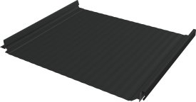 Кликфальц 0,5 мм Grand Line Pro Gofr с пленкой на замках антрацитово-серый RAL 7016 satin matt TX