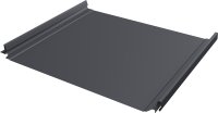 Кликфальц 0,5 мм Grand Line Pro с пленкой на замках графитово-серый RAL 7024 satin matt