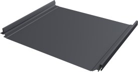 Кликфальц 0,5 мм Grand Line Pro с пленкой на замках графитово-серый RAL 7024 satin matt