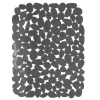 Коврик на дно мойки 40x30 см ПВХ цвет серый