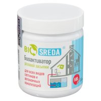 Биоактиватор BIOSREDA для септиков автономных канализаций 500 гр