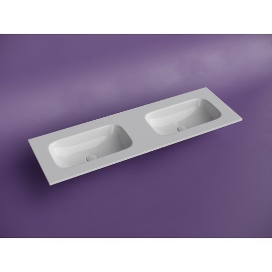 Раковина для тумбы Ceramicanova Grace 140 см двойная (CN7022wx)