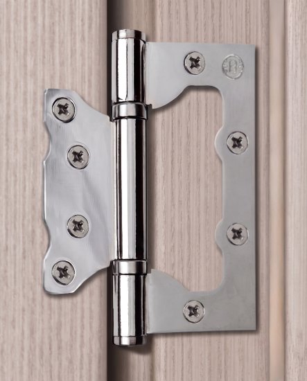 Дверь межкомнатная со стеклом Акация 70x200 см Hardflex цвет бежевый с замком и петлями