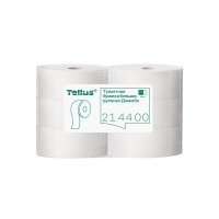 Туалетная бумага Tellus ТР-1 Баланс в больших рулонах Джамбо 750 м (6 шт.) (214400)