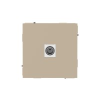 Розетка телевизионная DKC Kant встраиваемая ванильный марципан (7015503DIY)