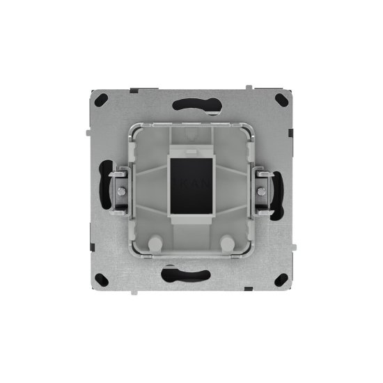 Вывод кабеля DKC Kant встраиваемый черный уголь (7012983DIY)