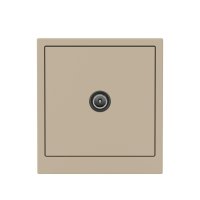Розетка телевизионная DKC Kant встраиваемая ванильный марципан (7015513DIY)