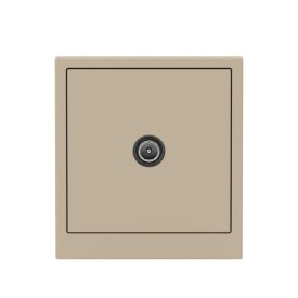 Розетка телевизионная DKC Kant встраиваемая ванильный марципан (7015513DIY)