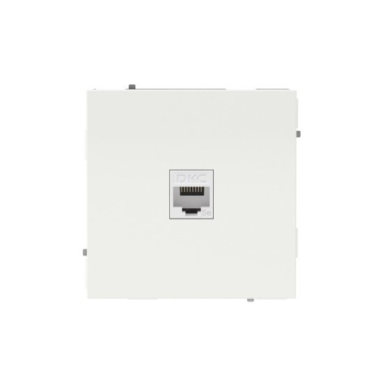 Розетка компьютерная DKC Kant встраиваемая белая магнолия RJ45 (7000663DIY)