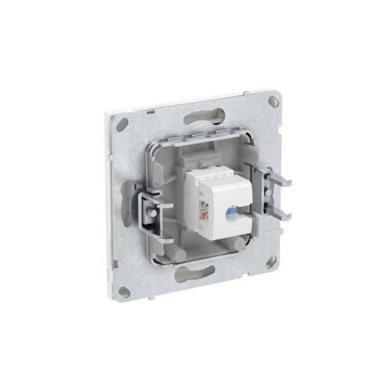 Розетка компьютерная DKC Kant встраиваемая белая магнолия RJ45 (7000663DIY)