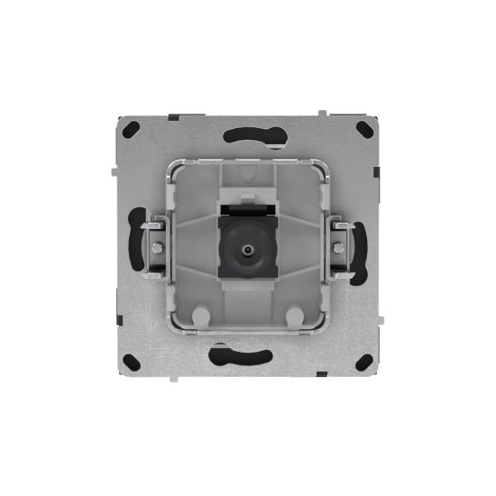 Розетка телевизионная DKC Kant встраиваемая черный уголь (7012503DIY)