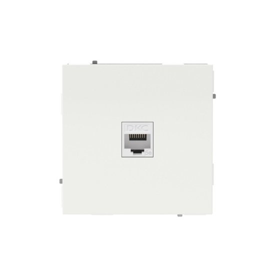 Розетка компьютерная DKC Kant встраиваемая белый песок RJ45 (7010663DIY)