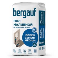 Пол наливной цементный Bergauf Boden Zement Medium 20кг