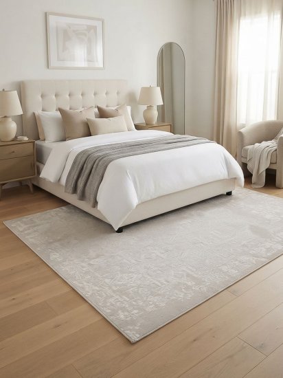 Ковер Merinos Dino 160x230 см джут L583 цвет кремовый