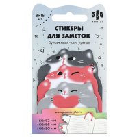 Стикеры для заметок  ФЕНИКС+ бумажные 45шт 60х81, 60х66, 60х50
