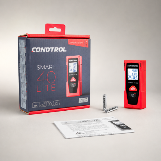 Дальномер лазерный Condtrol Smart 40 Lite, 40 м