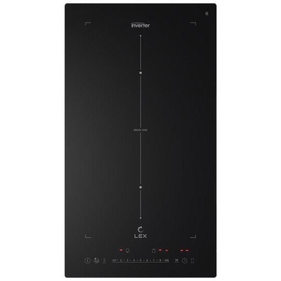 Поверхность индукционная LEX EVI 321A I BL 28,8 см 2конфорки