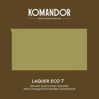 Лак KOMANDOR Laquer Eco 7 для стен и потолков матовый 0,9 л бесцветный, арт.S1323003001