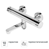 Смеситель термостатический KONSENSA Нарни с изливом цвет хром