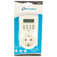 Таймер электронный ELECTRALINE недельный 49 программ с источником резервного питания 100 часов