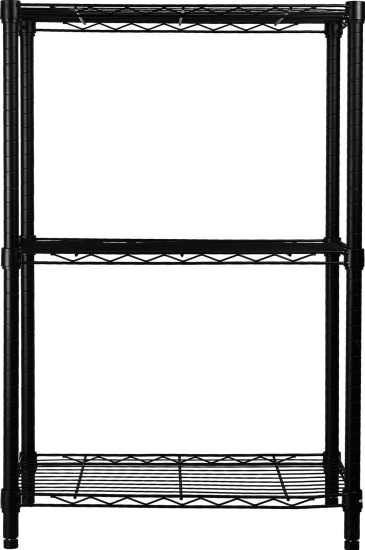 Стеллаж сетчатый KONSENSA 60x35x90 см цвет черный