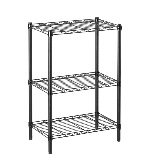 Стеллаж сетчатый KONSENSA 60x35x90 см цвет черный