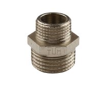 Ниппель переходной Tiemme 3/4 НР (ш) х 1/2 НР (ш) латунный (1500124)
