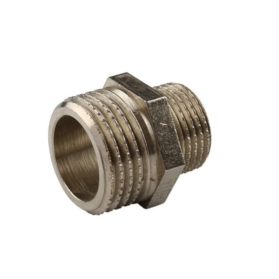 Ниппель переходной Tiemme 3/4 НР (ш) х 1/2 НР (ш) латунный (1500124)