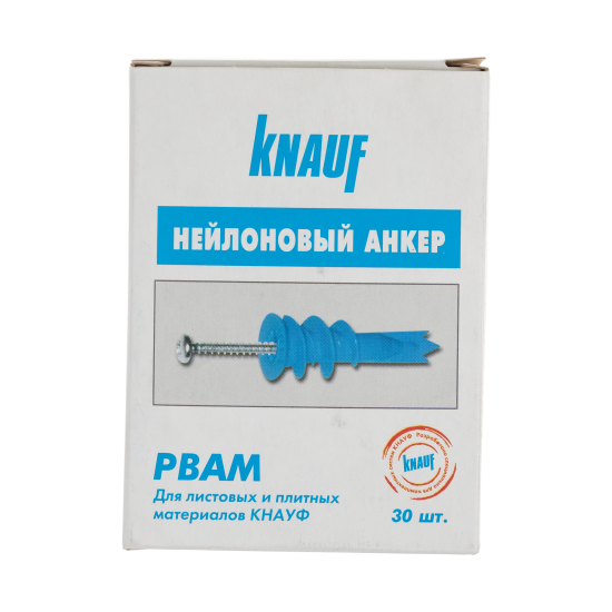 Дюбель Дрива с шурупом Knauf PBA нейлон 4.5x35 мм 30 шт.