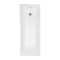 Комплект ванны с каркасом Aquatek Терра и сифоном 150x70 см
