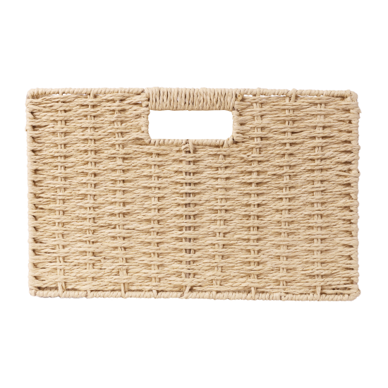 Корзина Konsensa 38x28x18 см бумага цвет бежевый